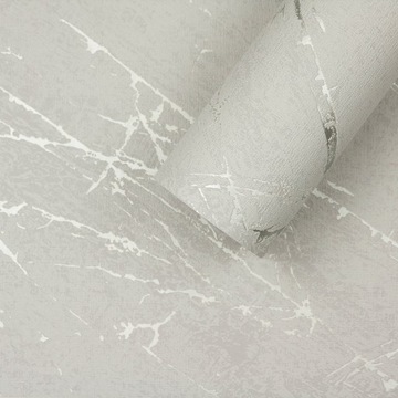 ОБОИ ДЛЯ СТЕН MARBLE STUCK VENICE GOLD STONE бело-золотой винил