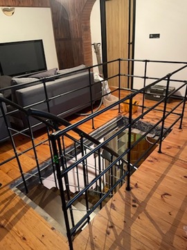 BLACK TUBE FI25 LOFT ЧЕРНЫЕ ПЕРИЛА АКЦЕНТ-ПРОИЗВОДИТЕЛЬ МЕБЕЛИ