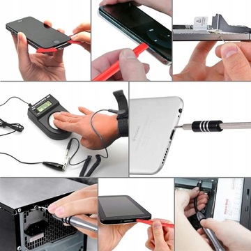 Uniwersalny zestaw precyzyjnych śrubokrętów wkrętaki 115w1 TORX BITY ETUI