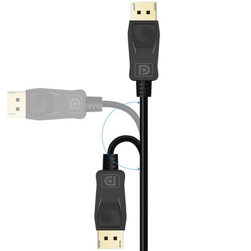 KABEL ADAPTER DISPLAY PORT DISPLAYPORT DP HDMI PRZEJŚCIÓWKA 4K KONWERTER