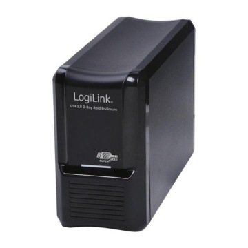 Корпус USB3.0, 2 жестких диска 3,5 дюйма RAID, SATA 3 LogiLink