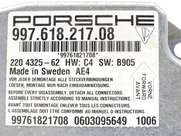 MODUL ŘÍZENÍ AIRBAG PORSCHE BOXER 99861821708