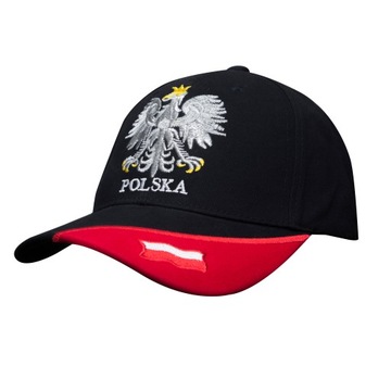 Czapka DZIECIĘCA kibica POLSKA bejsbolówka HAFT