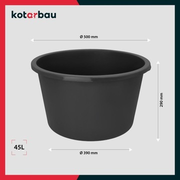 СТРОИТЕЛЬНАЯ ЧАША 45 Л КОНТЕЙНЕР ЧАША ДЛЯ РАСТВОРА KALFAS KASTA ДЕРЖАТЕЛЬ ЧАСЫ ДЛЯ РАСТВОРА