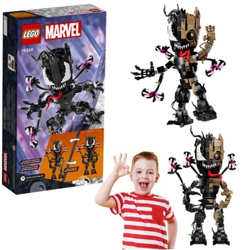 LEGO MARVEL GROOT I VENOM FIGURKA STRAŻNICY GALAKTYKI DRZEWKO BOJOWE 2w1