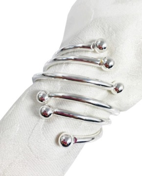 КОЛЬЦА ДЛЯ САЛФЕТОК НАБОР КОЛЬЦЕВ ДЛЯ САЛФЕТОК x4