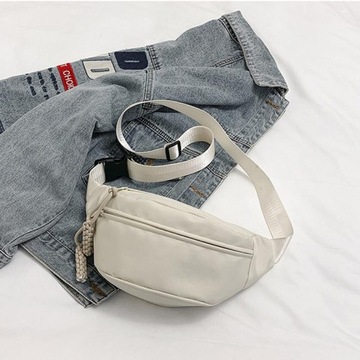 ЖЕНСКАЯ НАСТЕННАЯ СУМКА БЕЛЫЙ, ВМЕСТИТЕЛЬНАЯ, ЛЕГКАЯ ДЛЯ ПУТЕШЕСТВИЯ, НАбедренная сумка, БОЛЬШАЯ