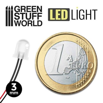 Zielone diody LED - 3mm