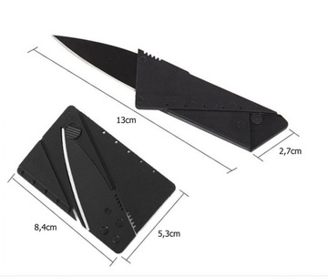 Складной нож Card Survival Steel Lock