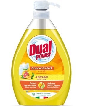 DUAL POWER CITRUS KONCENTRAT DO MYCIA NACZYŃ 1L