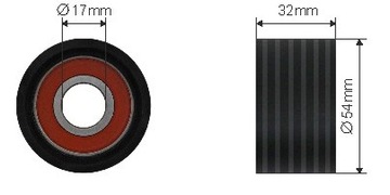 ROLKA PROWADZĄCA NISSAN PRIMASTAR 2.0 2001-