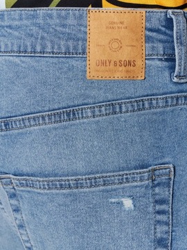 Okazja ONLY & SONS Szorty jeansowe Avi Regular Fit