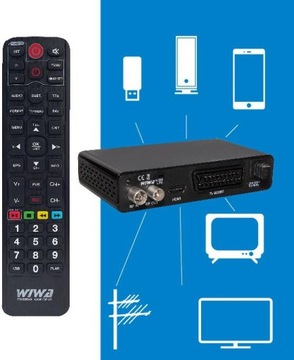 Тюнер WIWA H.265 HEVC MPEG-4 TXT LITE DVB-T T2