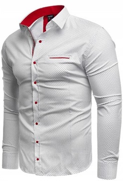 3XL - KOSZULA MĘSKA ELEGANCKA 19-610