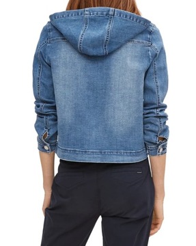 ДЖИНСОВАЯ КУРТКА COMMA РАЗМЕР 36 С.ОЛИВЕР С КАПЮШОНОМ