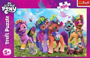 Puzzle Trefl My Little Pony 100 elementów Zabawne Kucyki 16463
