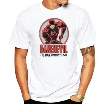 Koszulka Daredevil Classic No Fear Mens Grey Heather Graphic T T-Shirt