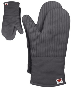 Термостойкие силиконовые кухонные перчатки, комплект из 2 защитных перчаток.