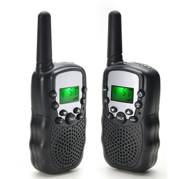 Рация детская 2 шт. Т-388 3КМ 8х БЕСПЛАТНЫЕ АККУМУЛЯТОРЫ