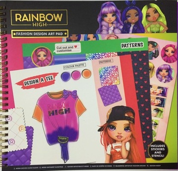 Rainbow High MODA TOP MODEL do projektowania MGA