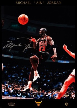 Майкл Джордан НБА — Плакат с автографом — Автограф!