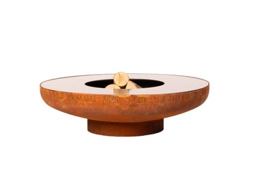 САДОВАЯ ПЕЧЬ С ДОСКОЙ ЧАША ДЛЯ КОЖИ С ВЕРШИНОЙ 85см