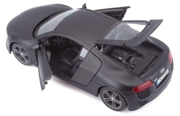 MAISTO Audi R8 1/24 модель 31281 Matte Black OUTLET