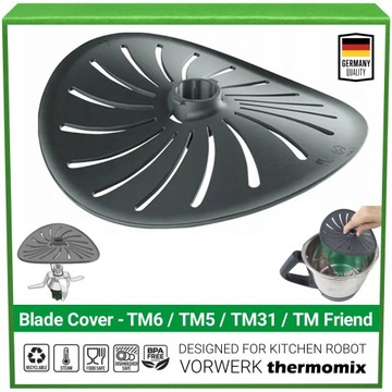 Osłona noża miksującego do VORWERK Thermomix TM6 i TM5 | atest + BPAfree