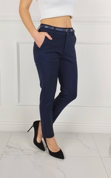 ЖЕНСКИЕ БРЮКИ-СИГАРИЛЕТЫ С ПОЯСОМ ФРЕЗИЯ, большие размеры