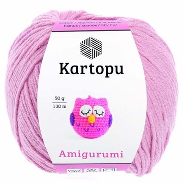 Włóczka AMIGURUMI Kartopu kolor K 763 RÓŻOWY