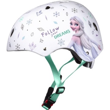 Kask rowerowy dziecięcy sportowy 52-56 cm - licencja Kraina Lodu FROZEN II