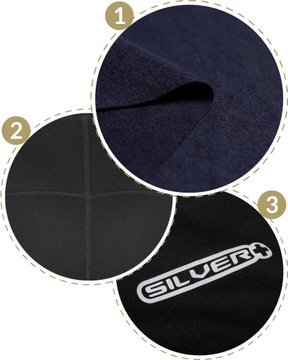 МУЖСКОЕ ТЕРМАЛЬНОЕ БЕЛЬЕ, КОМПЛЕКТ XXL, УТЕПЛЕННЫЙ С НАКЛАДКОЙ, НАНО СЕРЕБРЯНЫЙ СЕРЕБРЯНЫЙ