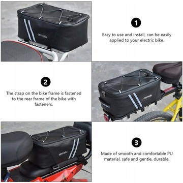 1 шт. задняя сумка на багажник, велосипедная сумка для багажника