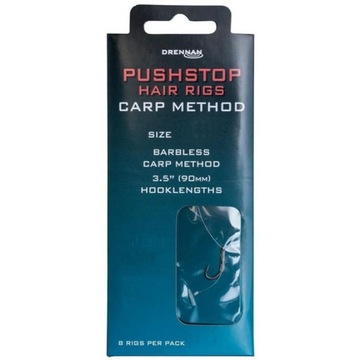 Przypony pushstop Carp Method r. 12 / 9cm DRENNAN