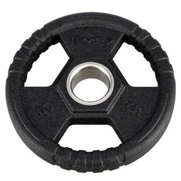 TOH05 CZARNY TALERZ OLIMPIJSKI OGUMOWANY 5 KG