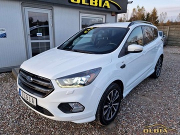 Ford Kuga II SUV Facelifting 2.0 TDCi 150KM 2017 Ford Kuga St-line Radar ACC Park Assist Pierwszy Wlasciciel 2.0 Diesel, zdjęcie 1