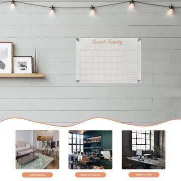 ЕЖЕНЕДЕЛЬНЫЙ ПЛАНИРОВЩИК, МАГНИТНАЯ АКРИЛОВАЯ ДОСКА, КАЛЕНДАРЬ ДЛЯ ХОЛОДИЛЬНИКА