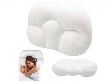 PODUSZKA ORTOPEDYCZNA PROFILOWANA DO SPANIA POD GŁOWĘ LĘDŹWIA KOLANA