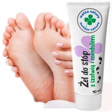 STINKY FEET ЭФФЕКТИВНОЕ СРЕДСТВО ОТ ПОТЕВНОСТИ НОГ гель с ШАЛФЕМ и МЕНТОЛОМ