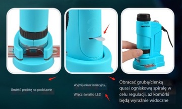 Minilabsters Miniscope Дети, Портативный микроскоп для мини-лобстеров, Минископ