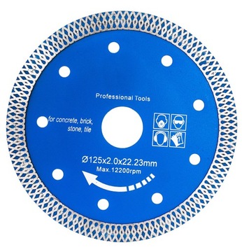 АЛМАЗНЫЙ ДИСК ДЛЯ РЕЗКИ ПОГРЕНОВОЙ ПЛИТКИ 125MM PRO