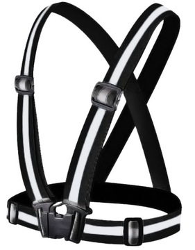 SZELKI ODBLASKOWE REGULOWANE KAMIZELKA OSTRZEGAWCZA DROGOWA NA SPACER MOTOR