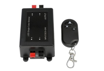 ŚCIEMNIACZ LED STEROWNIK RDC RF RADIOWY PILOT TAŚMA LED 12V 24V 8A 96W