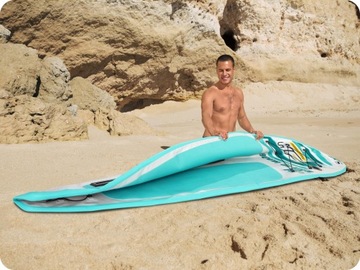 SUP доска STAND UP WHITE CAP Bestway 320x79см