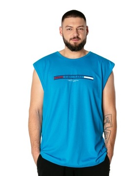 Koszulka Męska Bez Rękawów Bokserka Rambo Podkoszulek Tank Top 3020-8 10XL