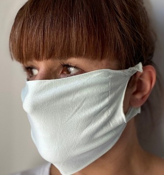 МНОГОРАЗОВАЯ МАСКА ДЛЯ ЛИЦА PA J, СЕРЕБРЯНАЯ