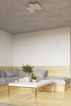 PLAFON LED NOWOCZESNA LAMPA ŚCIENNA FABIANO SZKŁO CHROM SALON SOLLUX