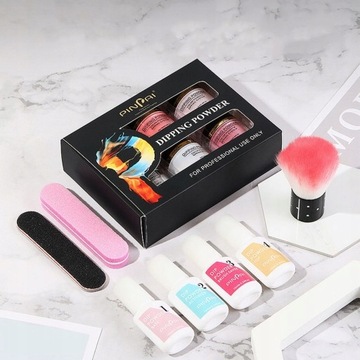 PINPAI DUŻY ZESTAW DO MANICURE TYTANOWY