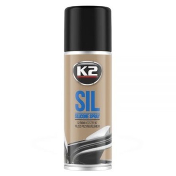 SILIKON W SPRAYU SPREJU K2 DO USZCZELEK SILIKON 150ML