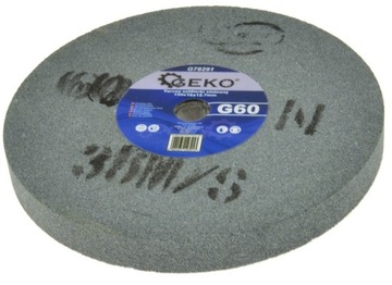TARCZA DO SZLIFIERKI STOŁOWEJ ŚCIERNICA 150x16x12,7mm G60 KAMIEŃ SZLIFIERSK